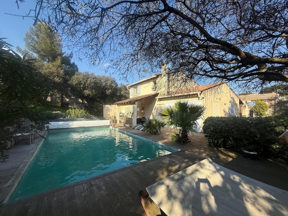 Le Havre De Paix En Garrigue 4 Chambres 3 Sdb Piscine Bezouce Esterno foto