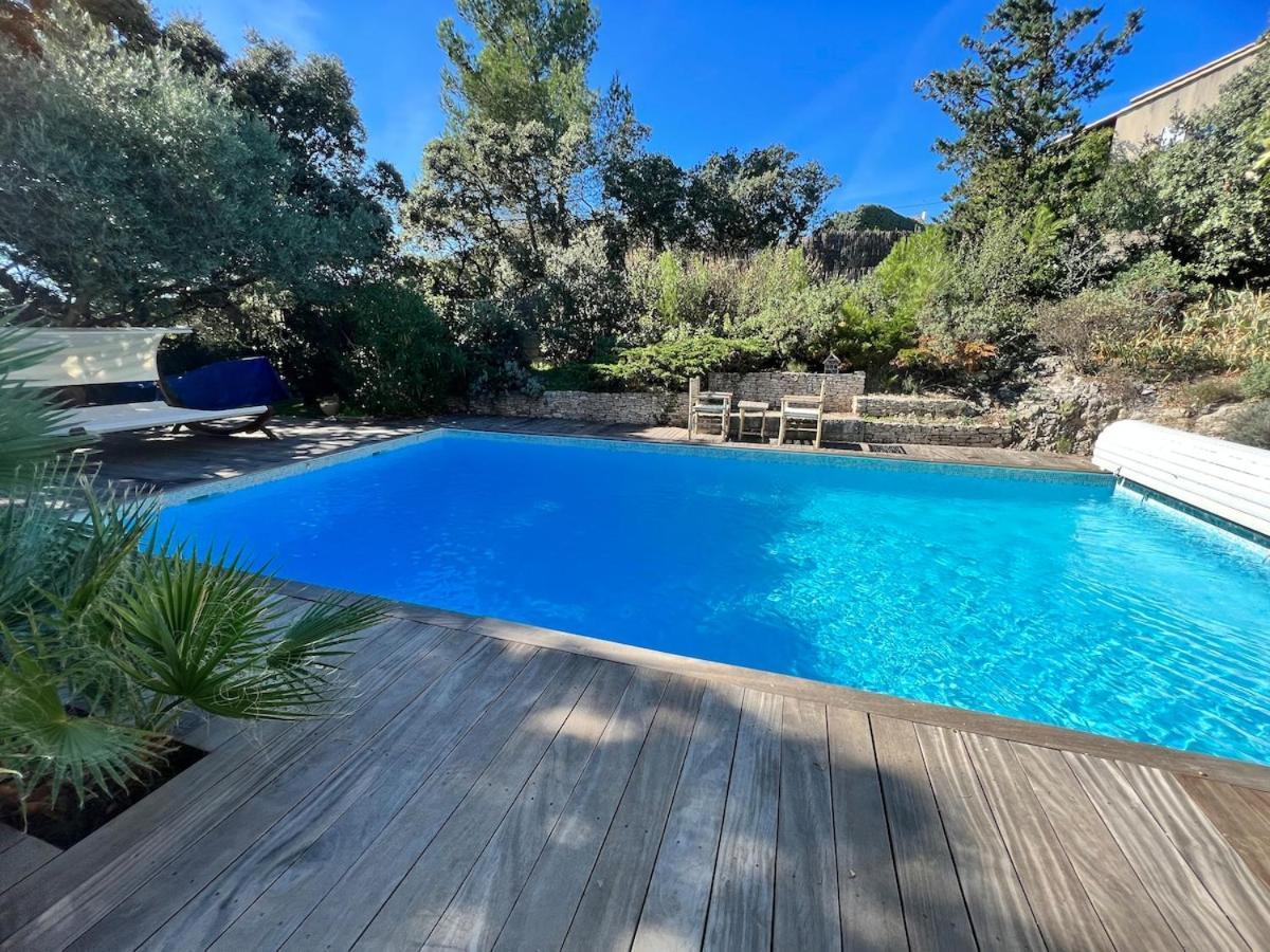 Le Havre De Paix En Garrigue 4 Chambres 3 Sdb Piscine Bezouce Esterno foto